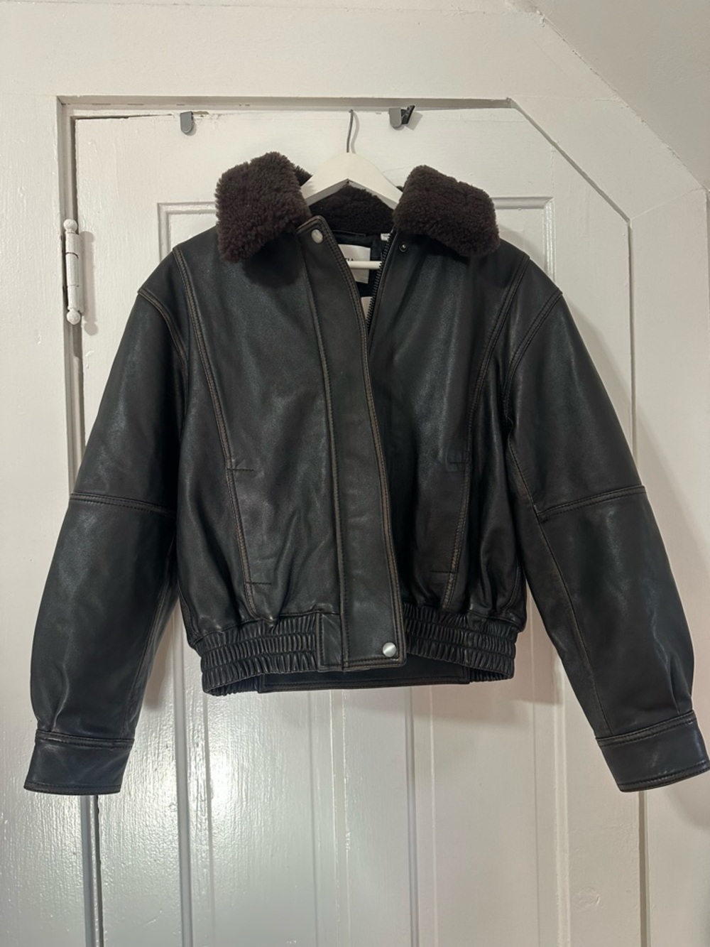 ARITZIA Elliott Aviator Jacket size XS NWT - Picture 11 of 13